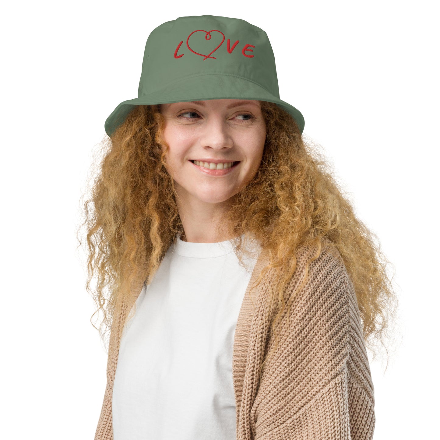 Organic bucket hat - LOVE