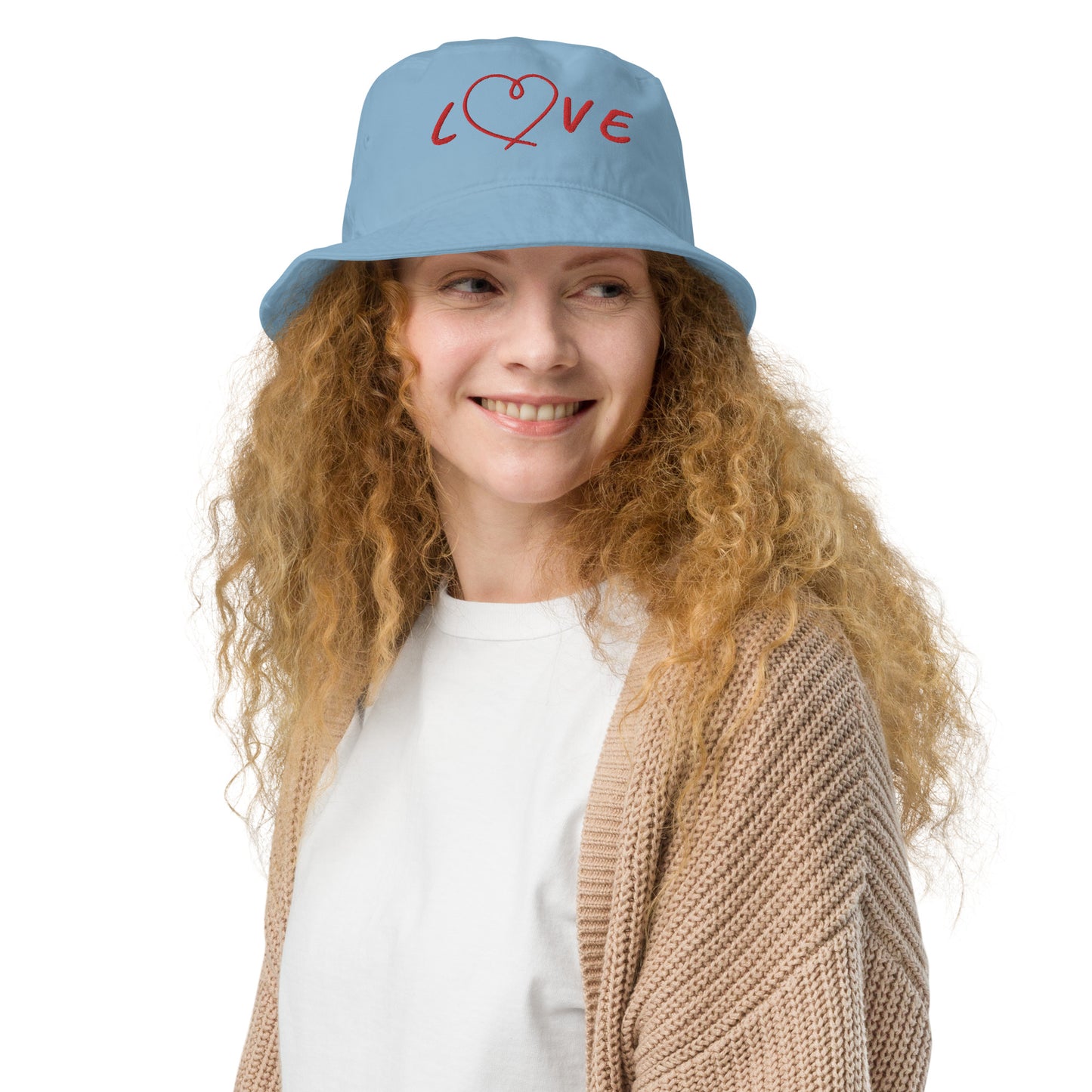 Organic bucket hat - LOVE