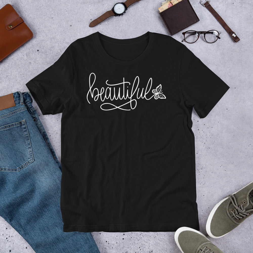 Unisex t-shirt - Beautiful  with Butterfly