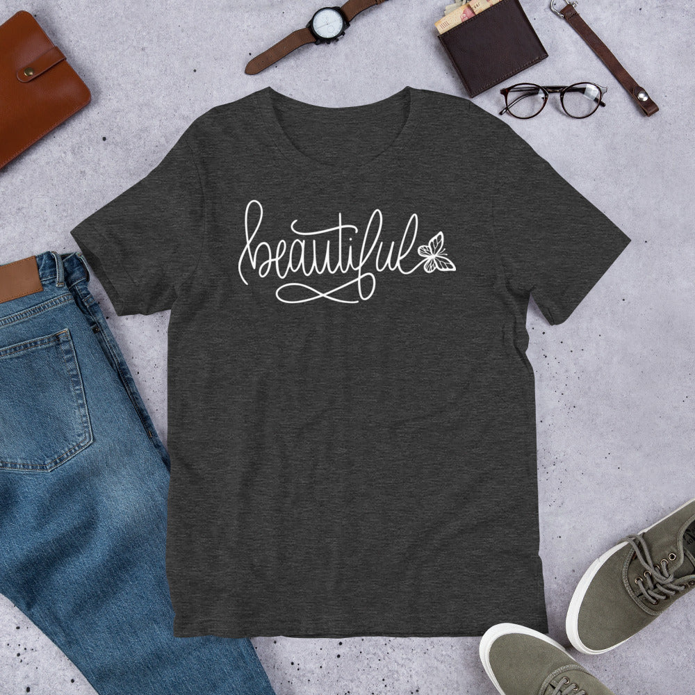 Unisex t-shirt - Beautiful  with Butterfly