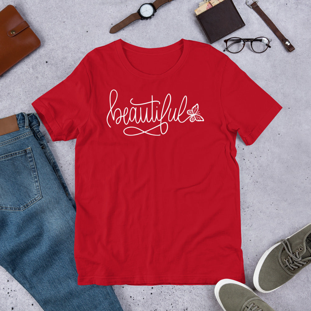 Unisex t-shirt - Beautiful  with Butterfly